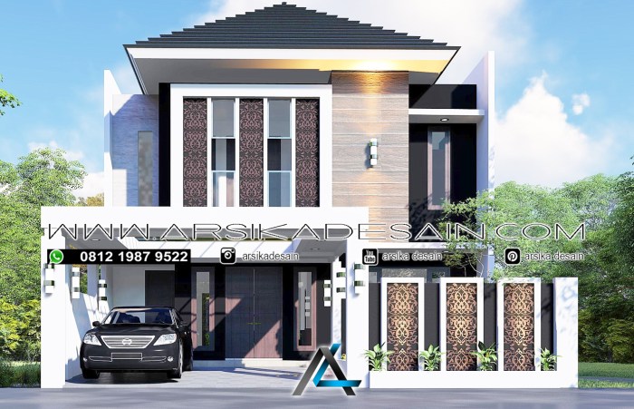 Desain rumah minimalis ukuran tanah 10x20