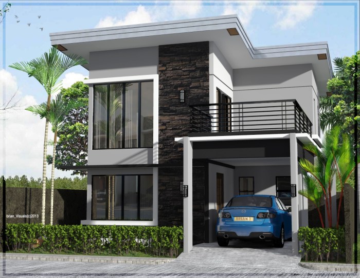 Desain rumah ukuran 6x15 meter 2 lantai