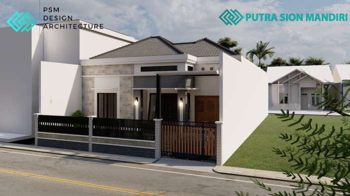 Desain rumah minimalis ukuran tanah 10x20