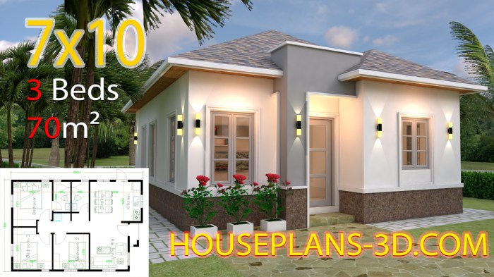 Desain rumah ukuran 7 x 10