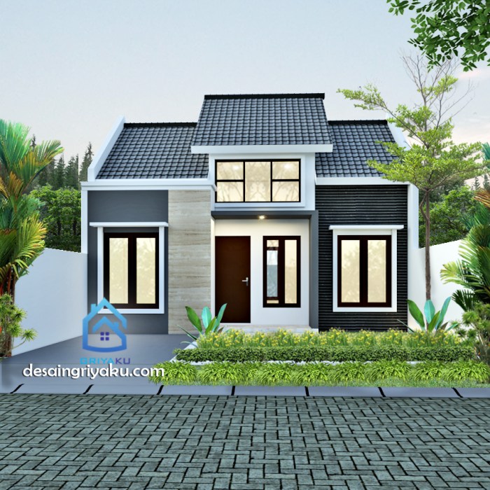 Gambar desain rumah type 45