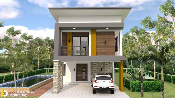 Desain rumah ukuran 6x15 meter 2 lantai