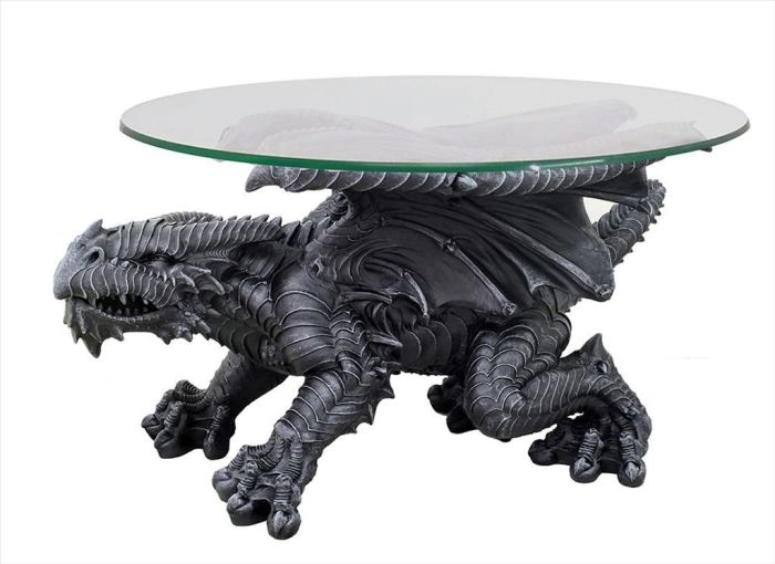 Tables toscano topped gothic gargoyle xoticbrands sculptural warwickshire designtoscano tavoli